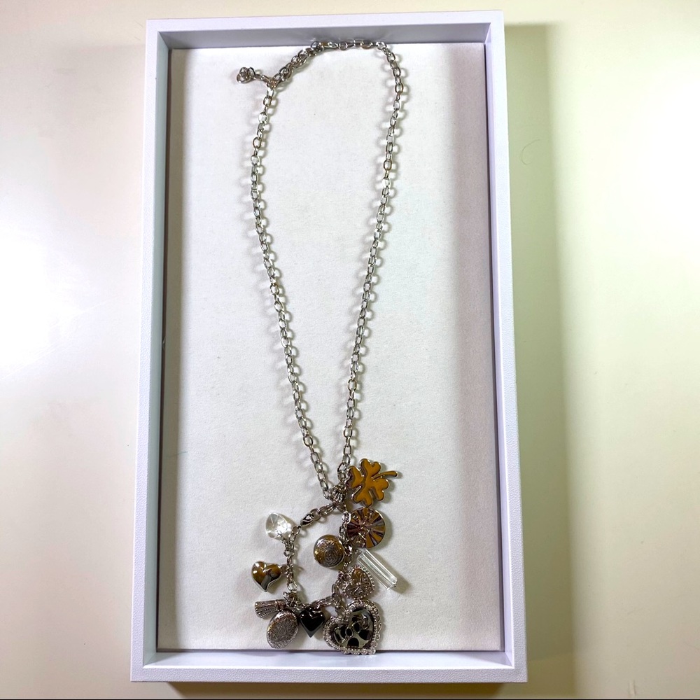 Intermix Charm Silver Necklace